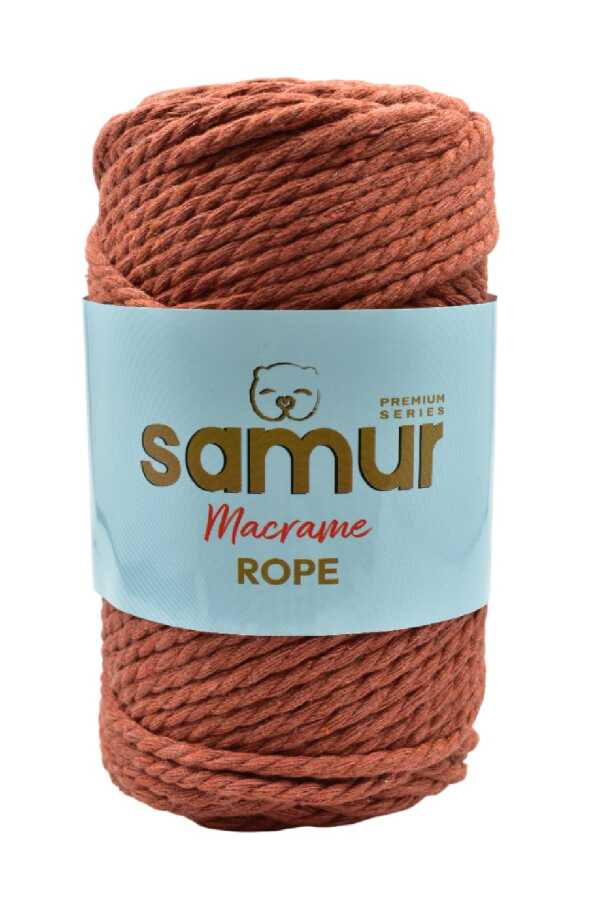 SAMUR,ROPE 3 BÜKÜM MAKROME 24 KİREMİT