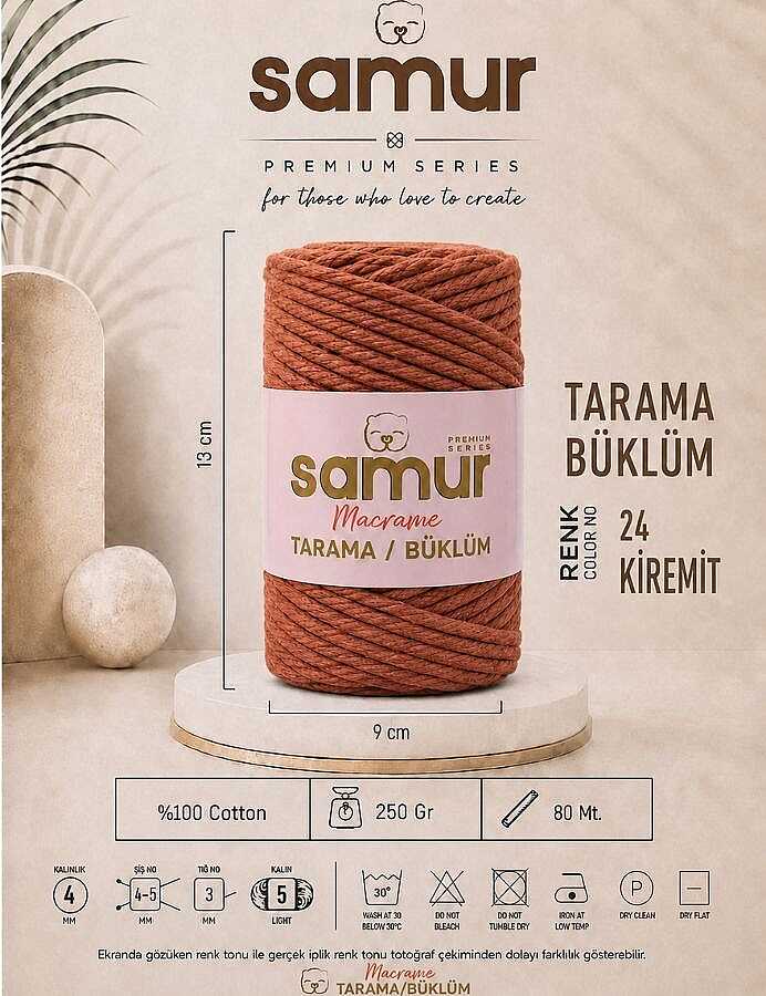 SAMUR,TARAMA BÜKLÜM MAKROME 24 KİREMİT